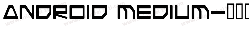 android medium字体转换